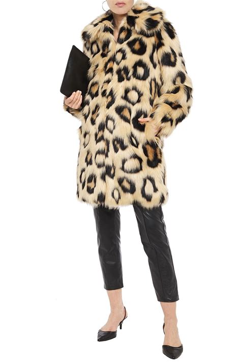 michael kors leopard coat